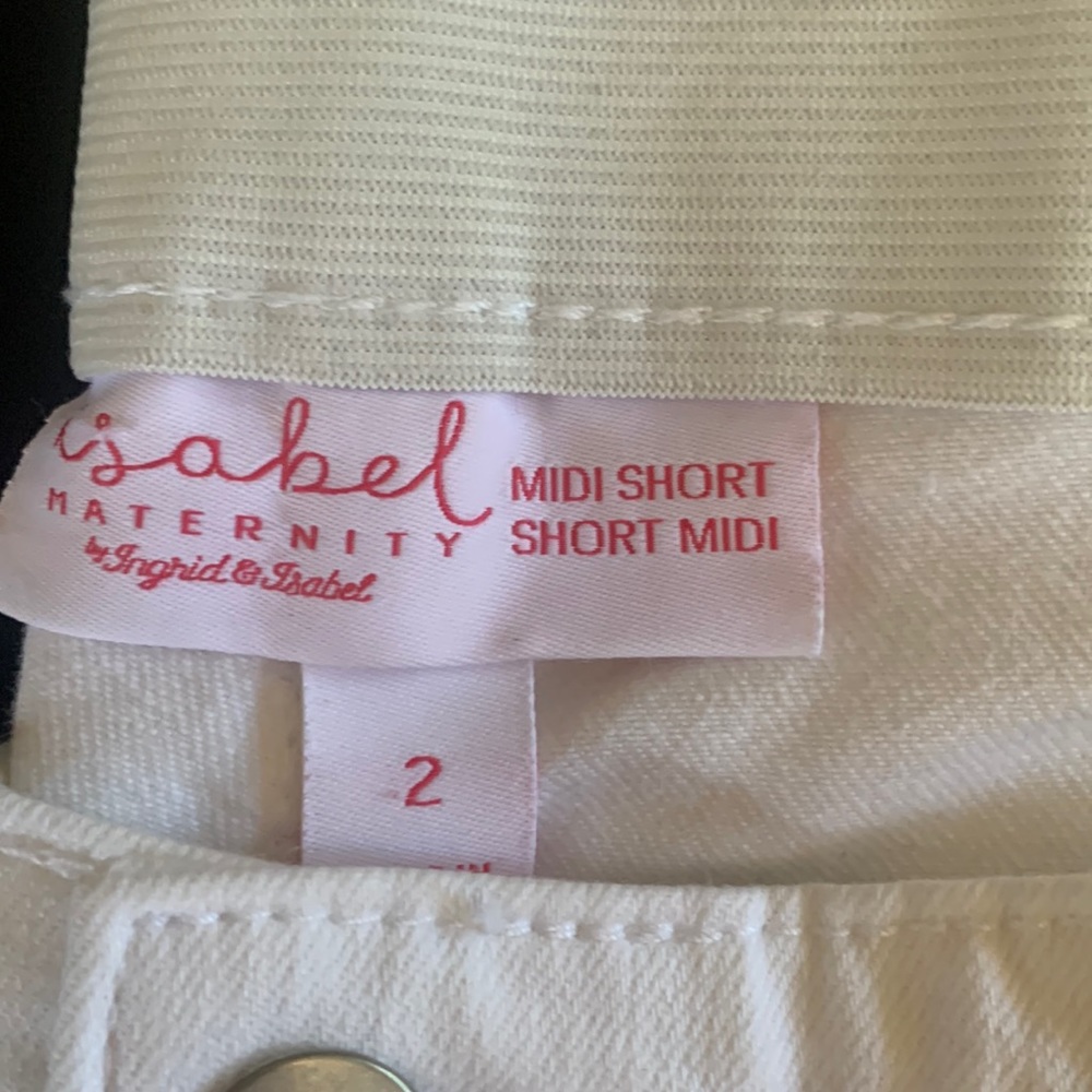 Motherhood Maternity Blouse & Isabel Maternity Shorts Both Sz Small (Maternity)